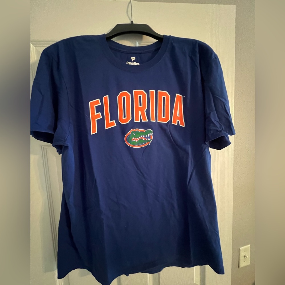 Fanatics Blue Florida Tee with Orange Accents